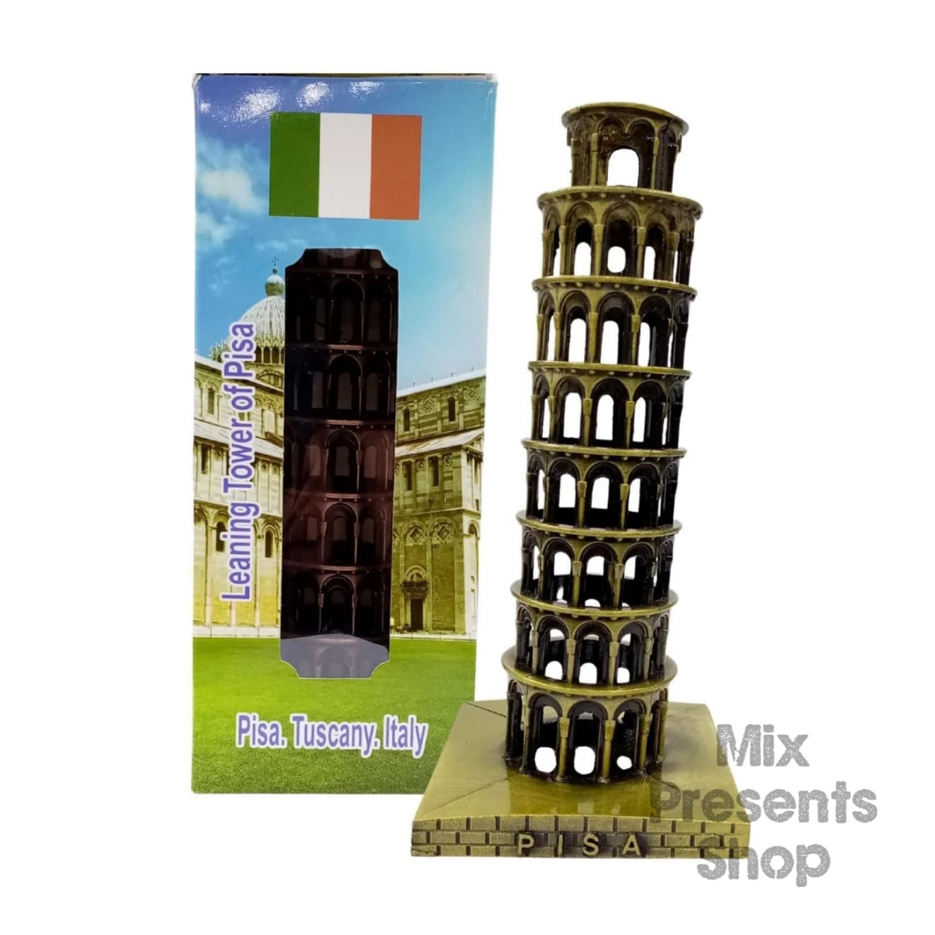 Металлическая статуэтка сувенир "Пизанская башня"  Pisa Italy