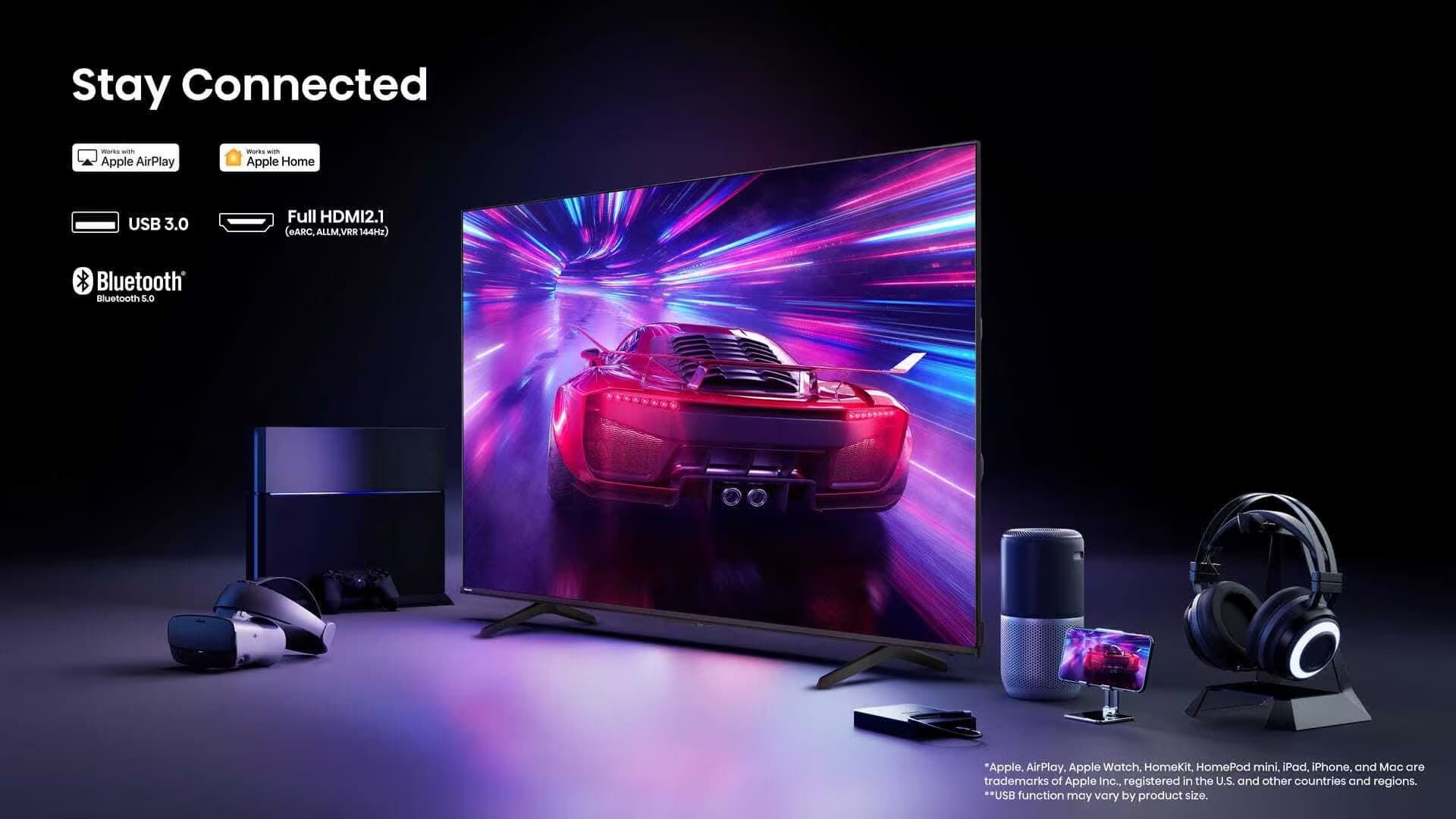 Телевизор Hisense 100Q7Q (100 диагональ) Smart 4K