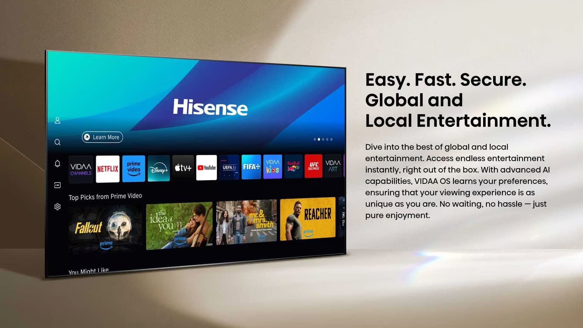 Телевизор Hisense 100Q7Q (100 диагональ) Smart 4K