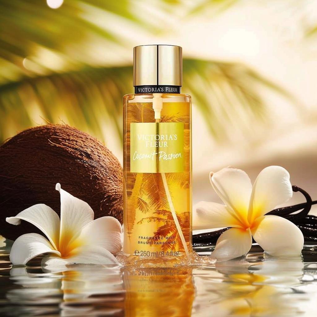 VICTORIA 'S FLEUR Vaniliniň we Kokosyň ysy bilen beden spreýi A 28