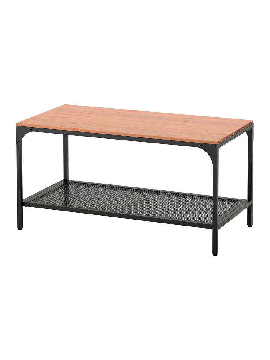 IKEA FJÄLLBO Žurnalik stoly, gara, 90x46 sm