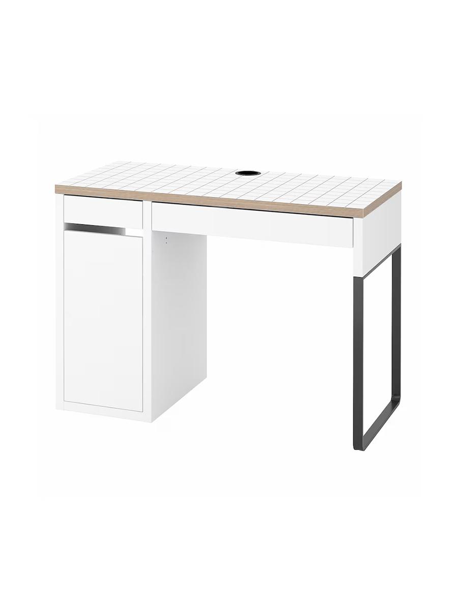 Stol IKEA MICKE ak / antrasit, 105x50 sm