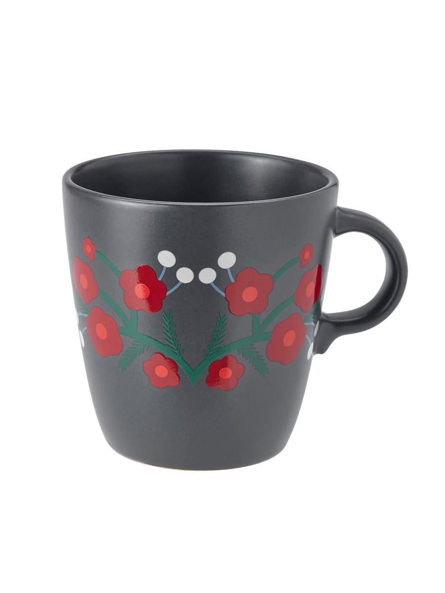 Bulgur IKEA VINTERFINT gül nagşy, goýy çal, 370 ml