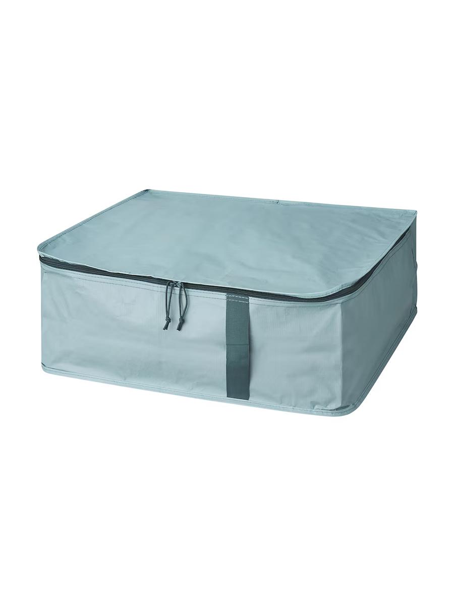 Saklamak üçin gap IKEA SÄCKKÄRRA firuzeli, 55x49x19 sm