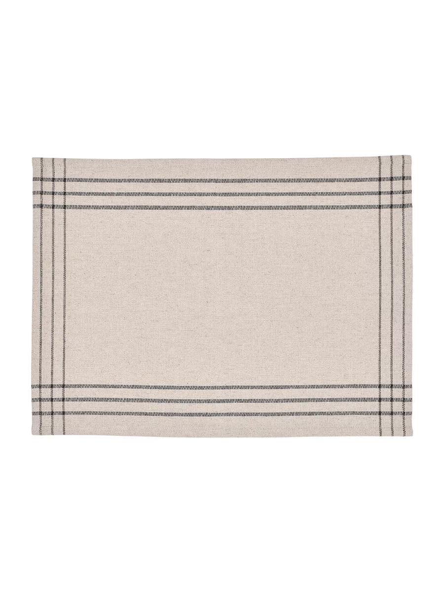 Tarelkanyň aşagyna ýazylýan salfetka IKEA VÅRARV goýy çal / tebigy, 35x45 sm