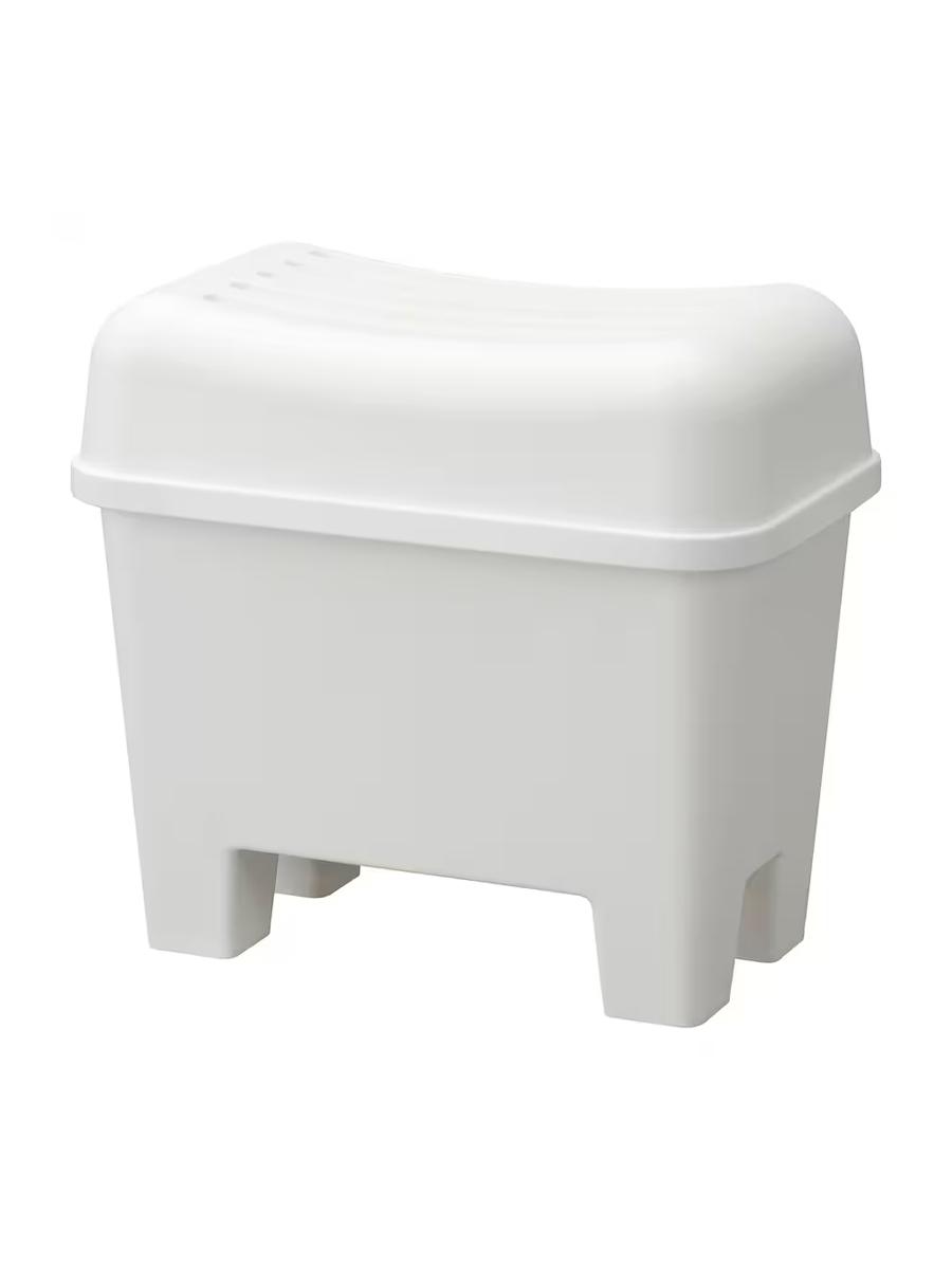 Oturgyç IKEA BURSJÖN saklaýan ýeri bilen, ak