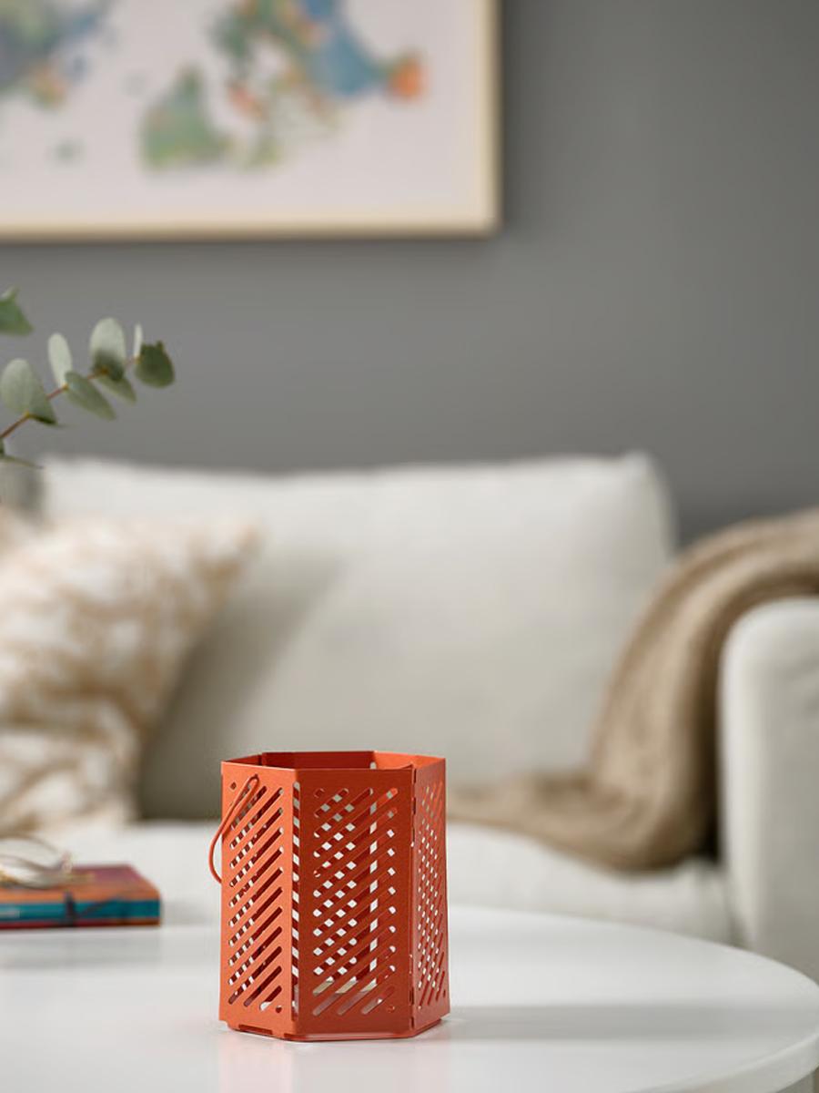 Şem üçin fonar IKEA VÅRSYREN goňur-mämişi 12 sm