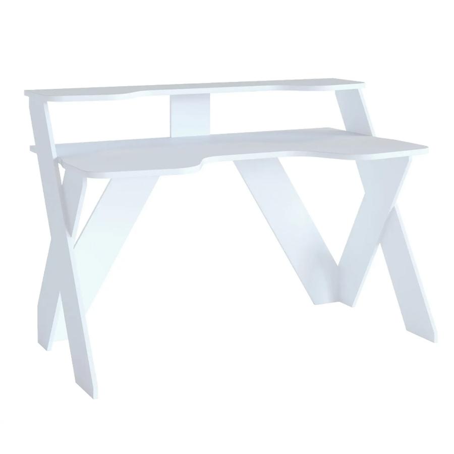 Oýun üçin kompýuter stoly X BOT, ak