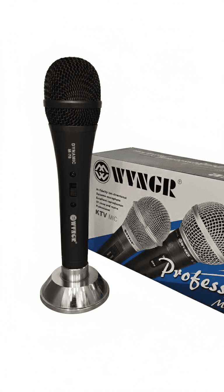 Микрофон проводной Wvngr, черный, WG-78