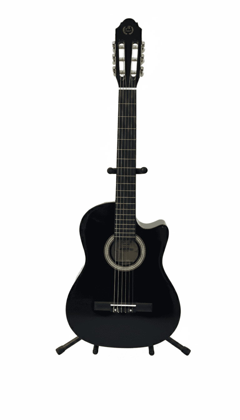 Классическая гитара MBAT, чёрная, S/N:3910