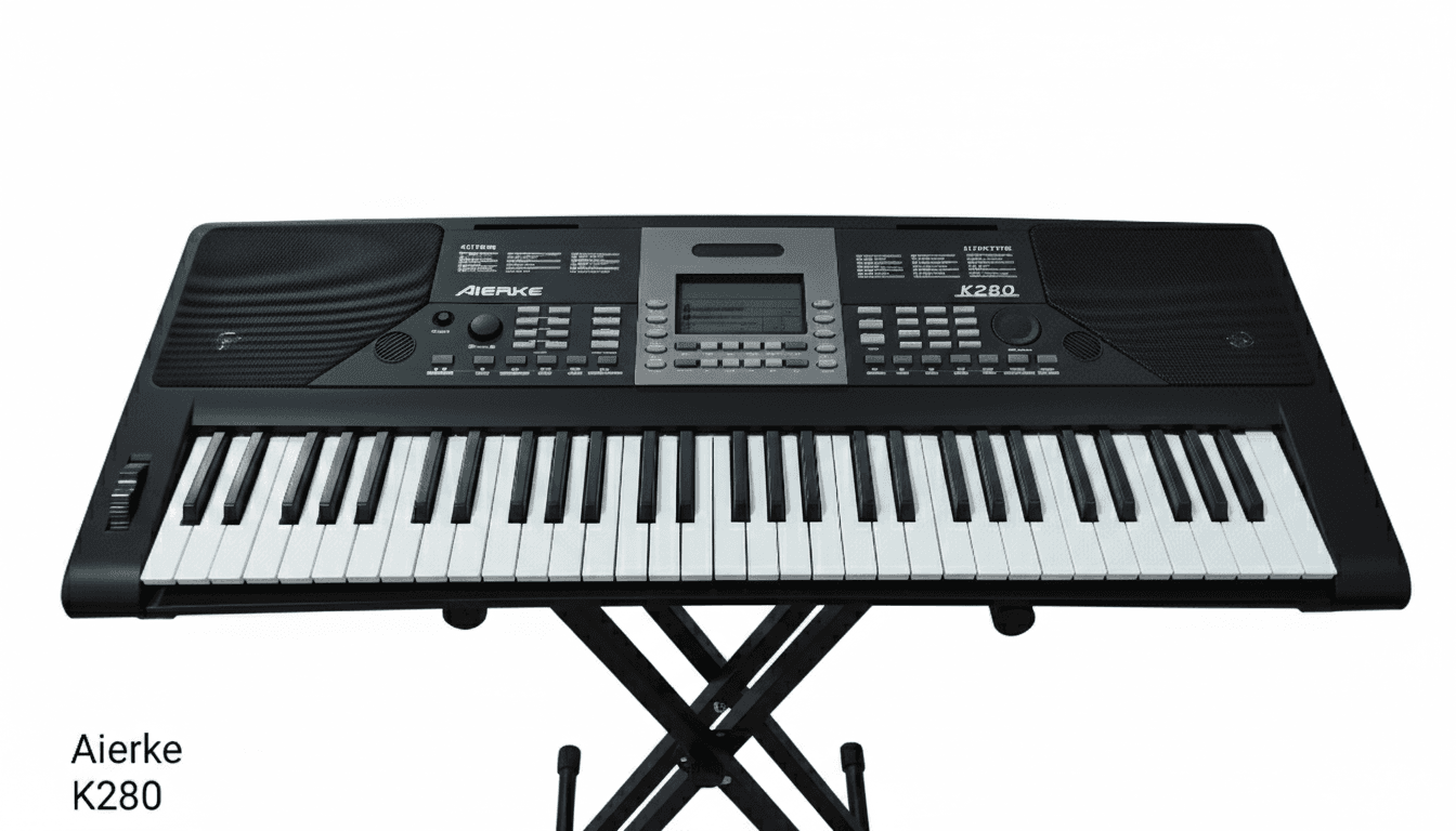 Синтезатор Aierke K-280, чёрный, Китай