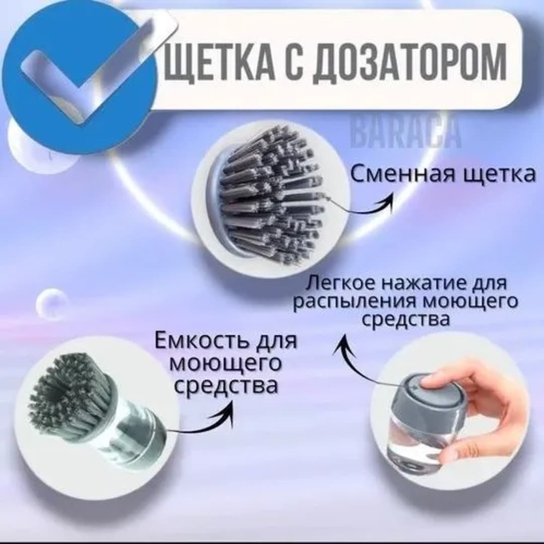 Щетка для чистки посуды