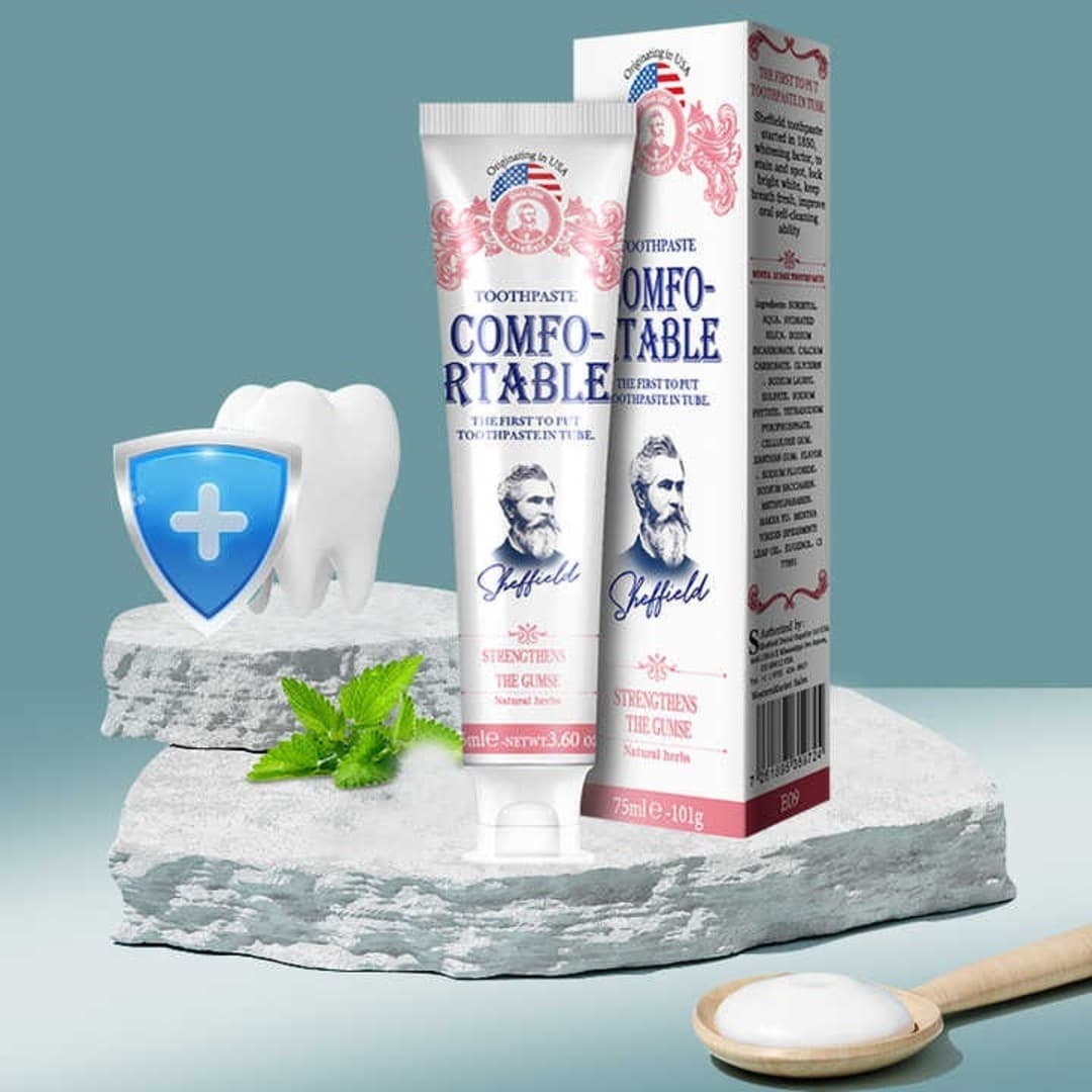SHEFFIELD Зубная паста свежесть дыхания ,Comfortable 75 мл
