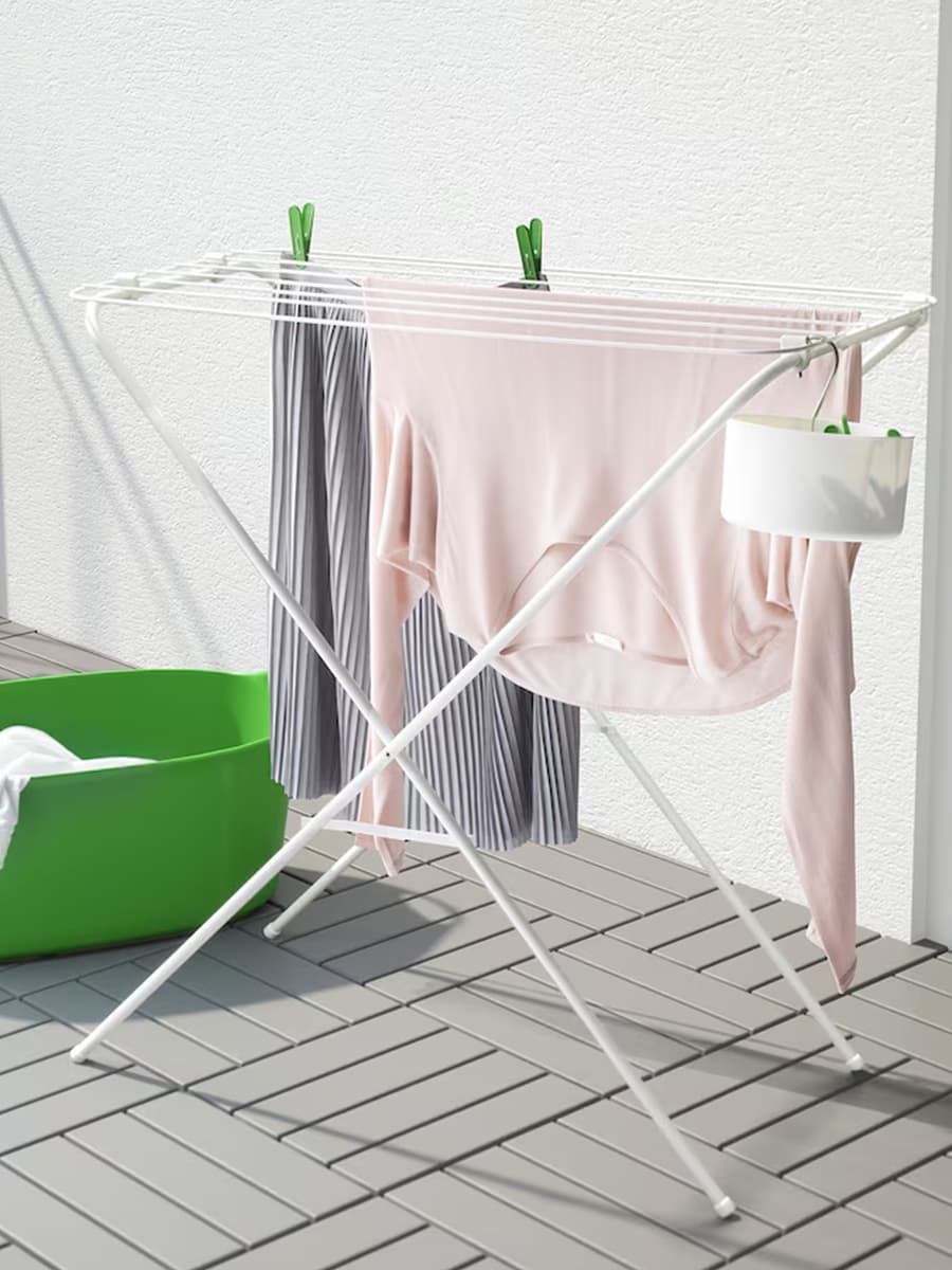 Сушилка для одежды IKEA JÄLL внутри/снаружи, белая