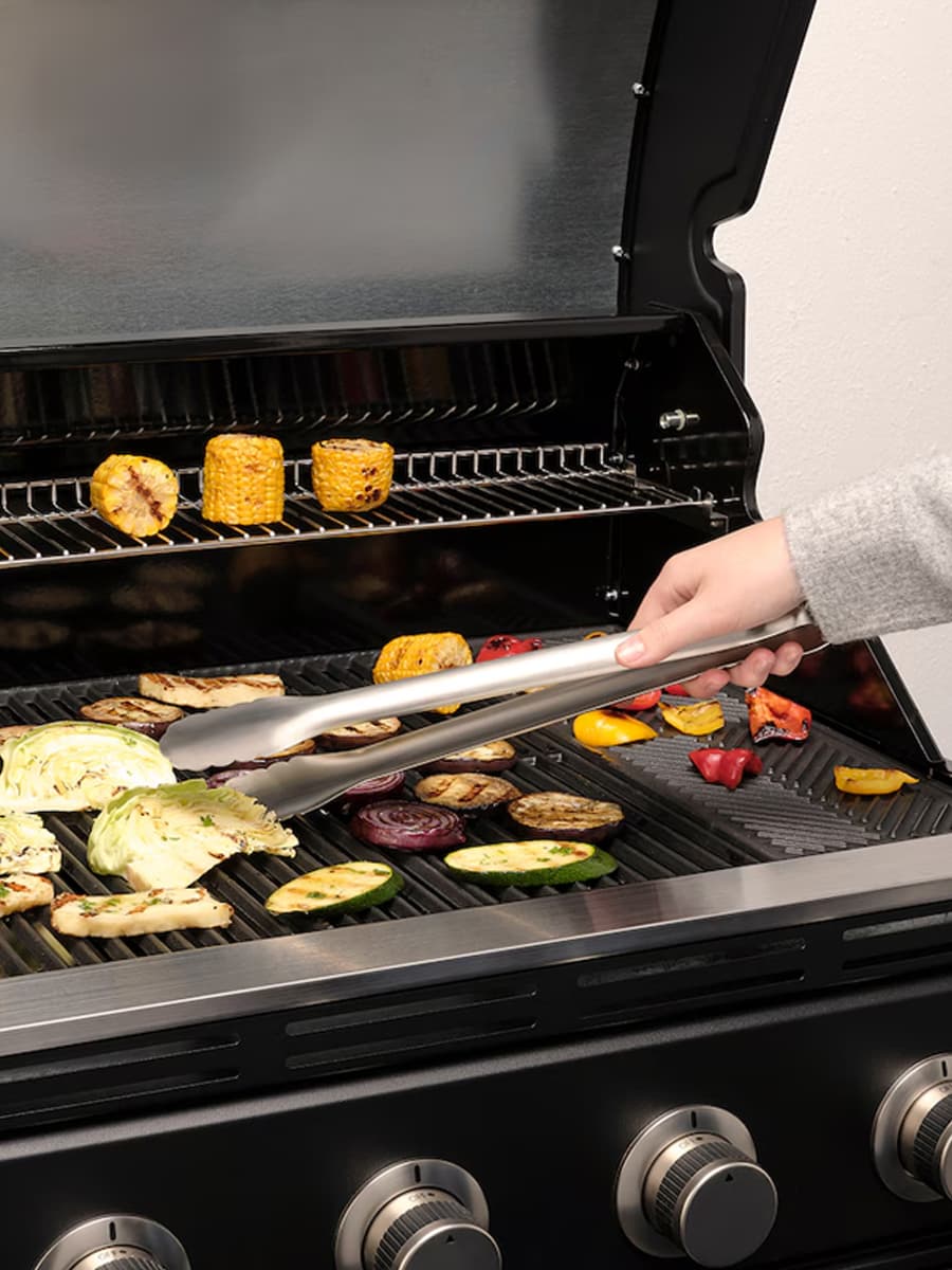 Набор инструментов GRILLTIDER IKEA для барбекю, 3 предмета, нержавеющая сталь