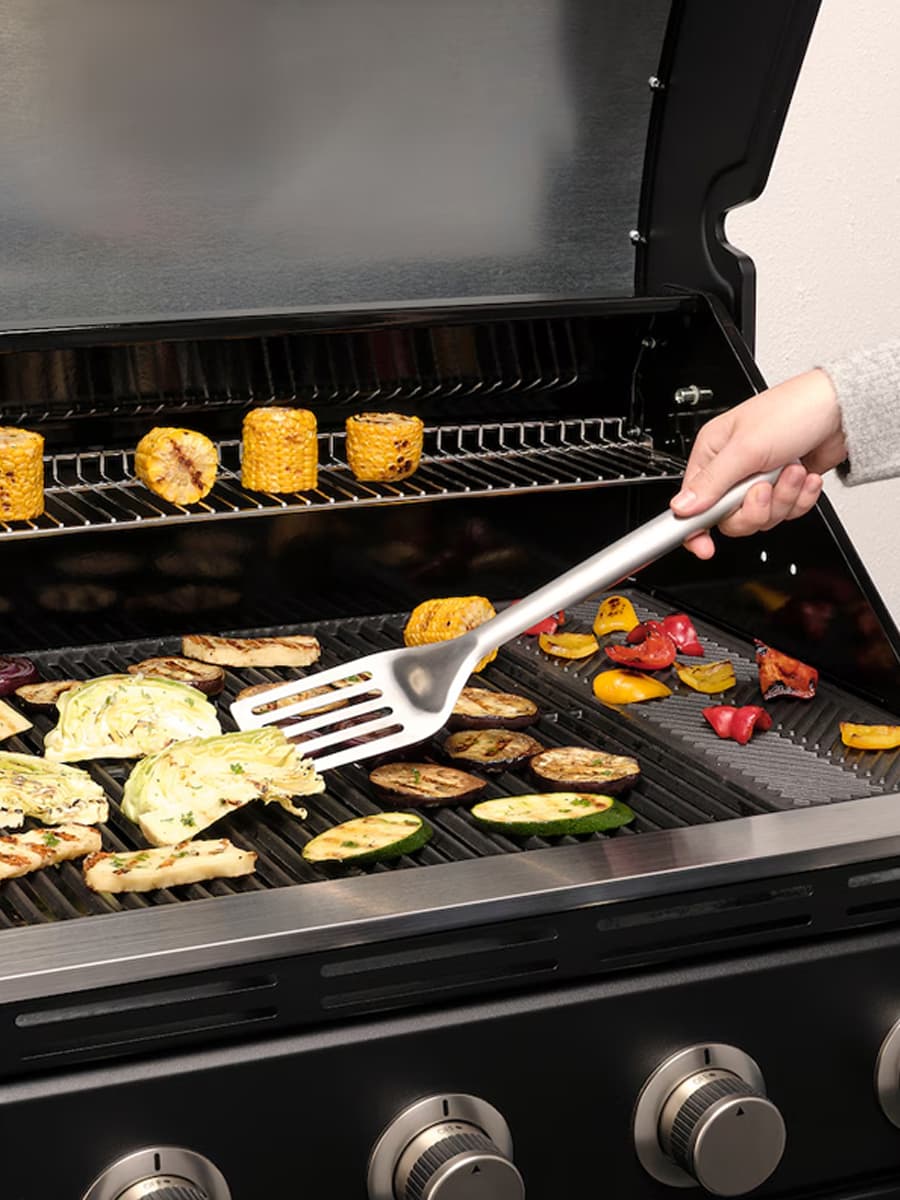 Набор инструментов GRILLTIDER IKEA для барбекю, 3 предмета, нержавеющая сталь
