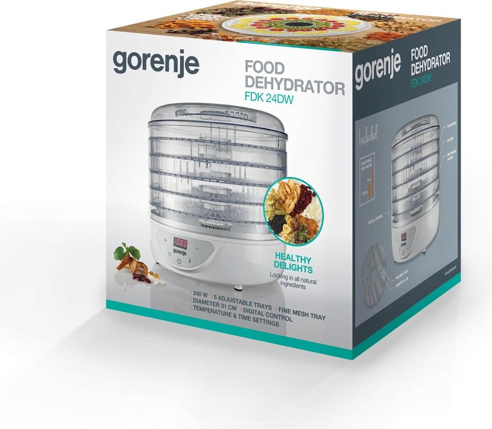 Сушилка для овощей и фруктов Gorenje FDK24DW