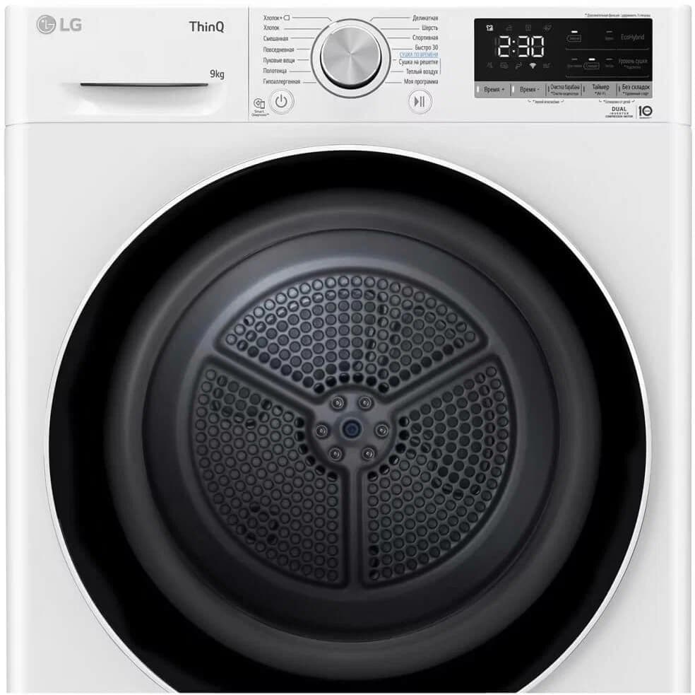 Cушильная машина LG DC90V5V0W.BBWPCOM