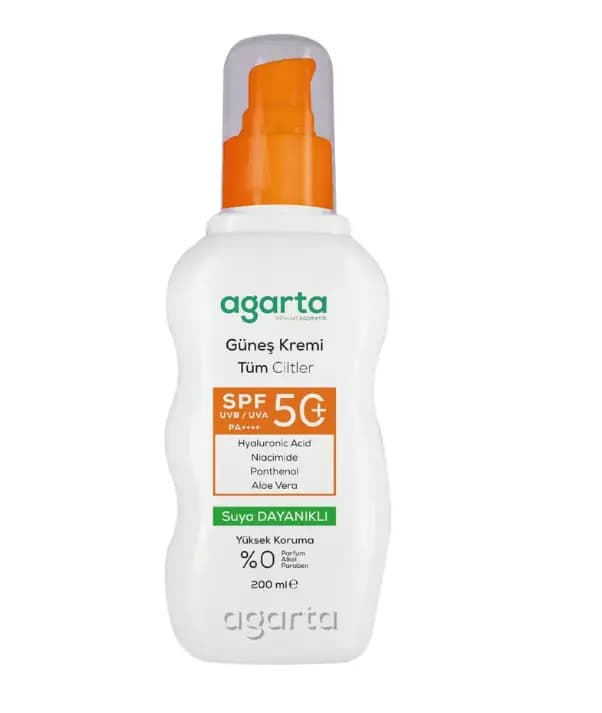 Agarta натуральный детский солнцезащитный крем с высокой степенью защиты SPF 50, 200 мл