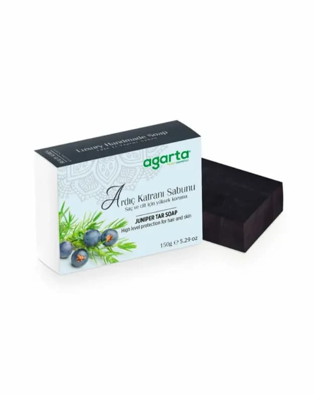 AGARTA Мыло экстрактом можжевелового дегтя (150 гр)