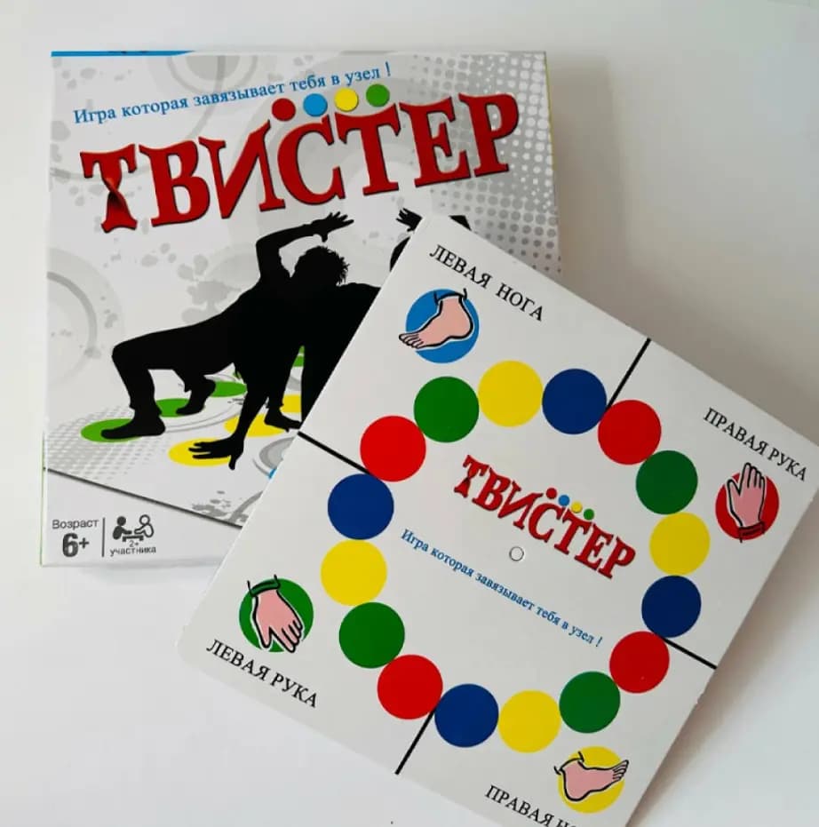 Настольная игра «Твистер: Игра, которая завязывает тебя в узел!» (№6200R)