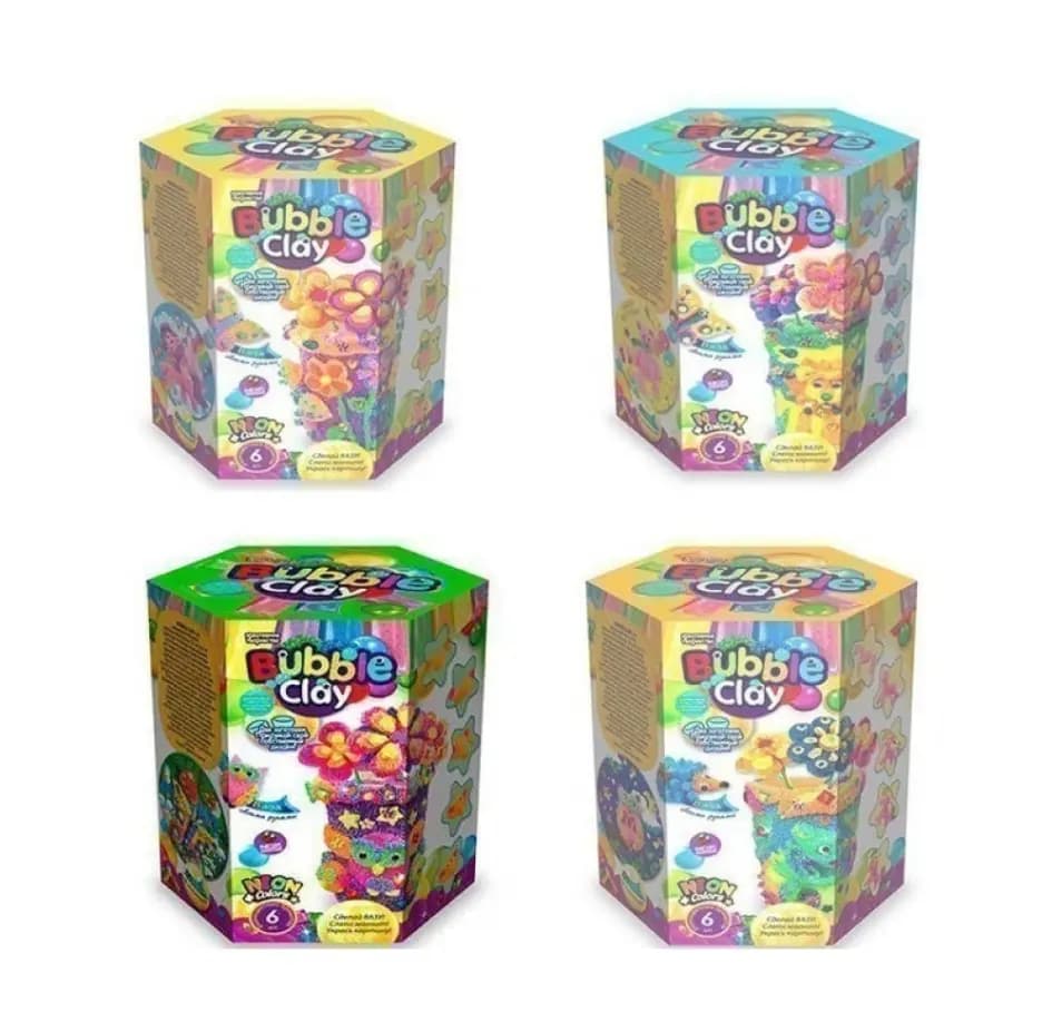 Набор для творчества Danko Toys Ваза BUBBLE CLAY