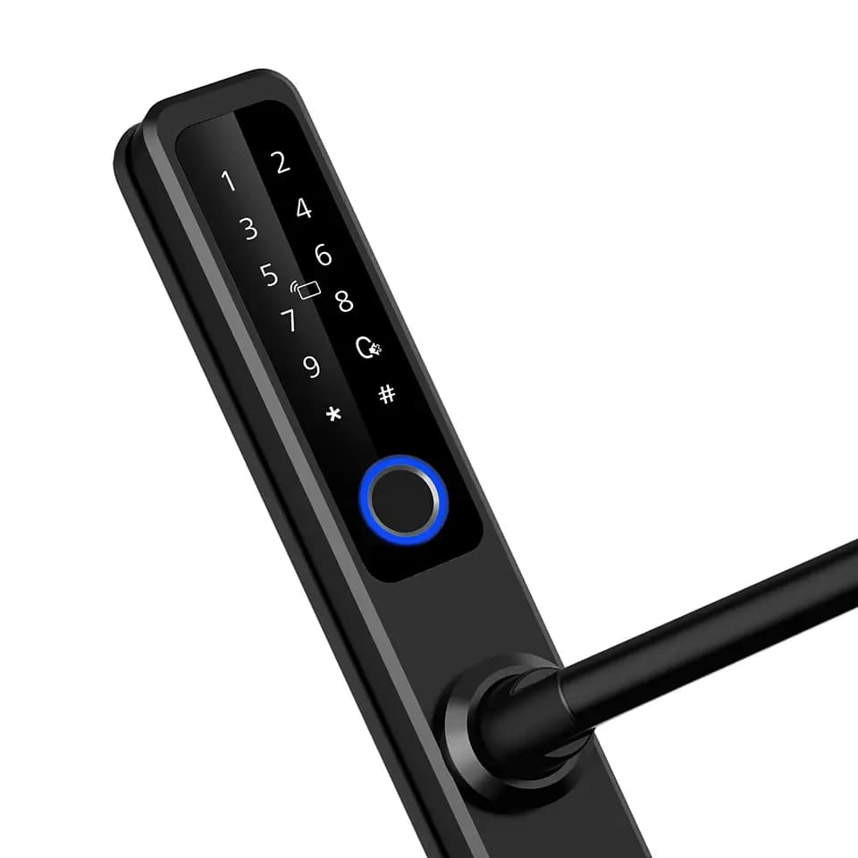 Умный дверной замок с ручкой Philips 6000, чёрный