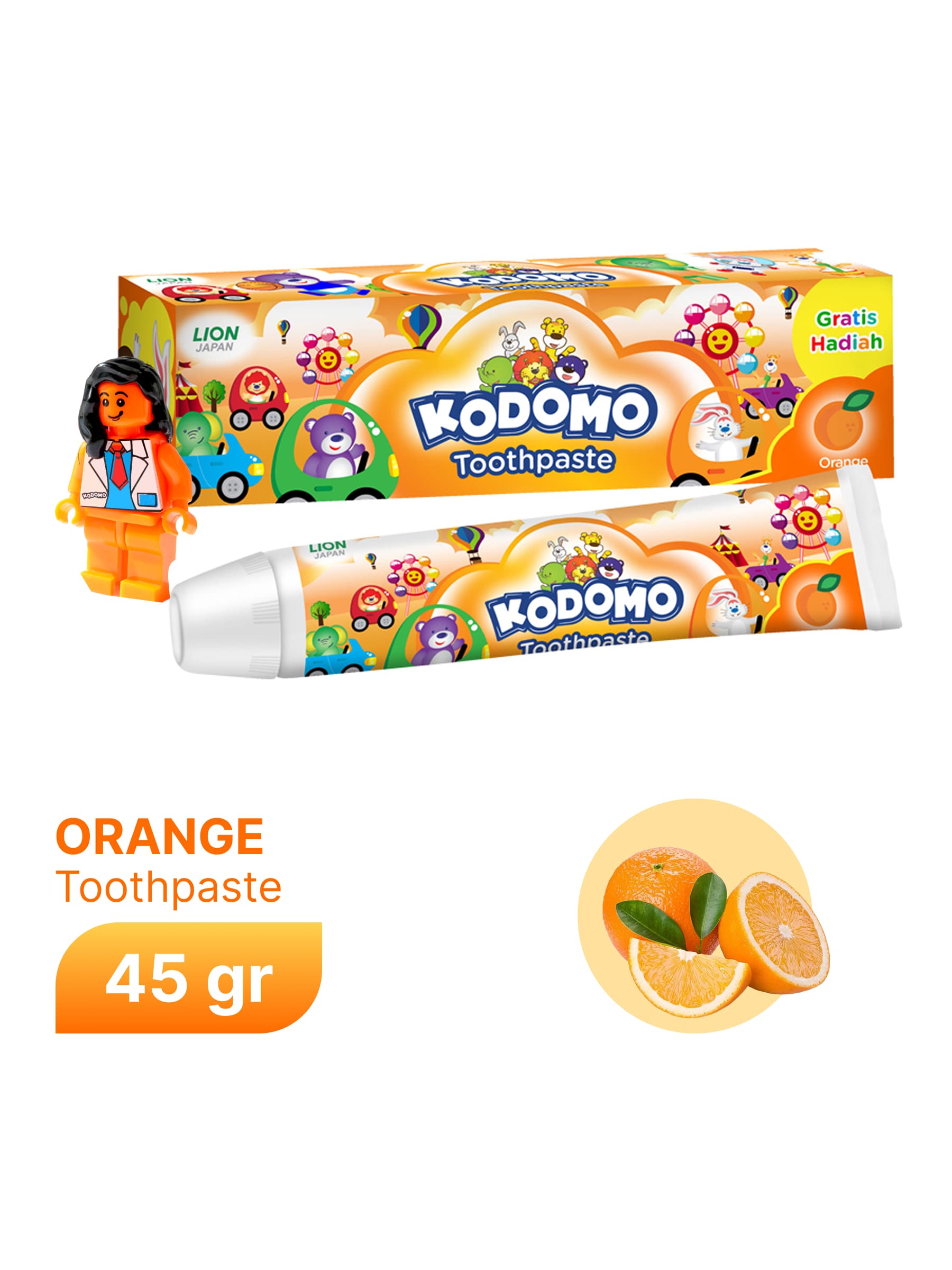 Детская зубная паста Kodomo Orange 45 гр