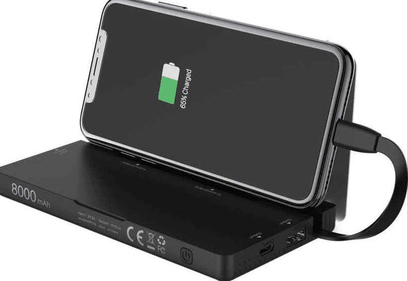 Внешний аккумулятор (Power Bank) 8000 mAh 3-в-1