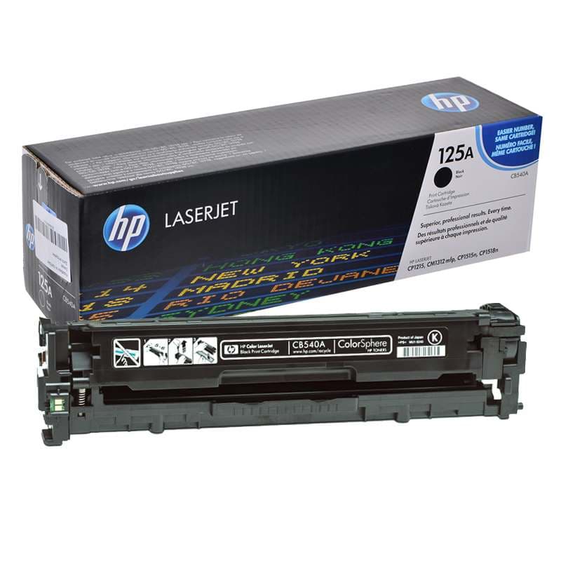 Картридж HP 125A - чёрный (CB540A)