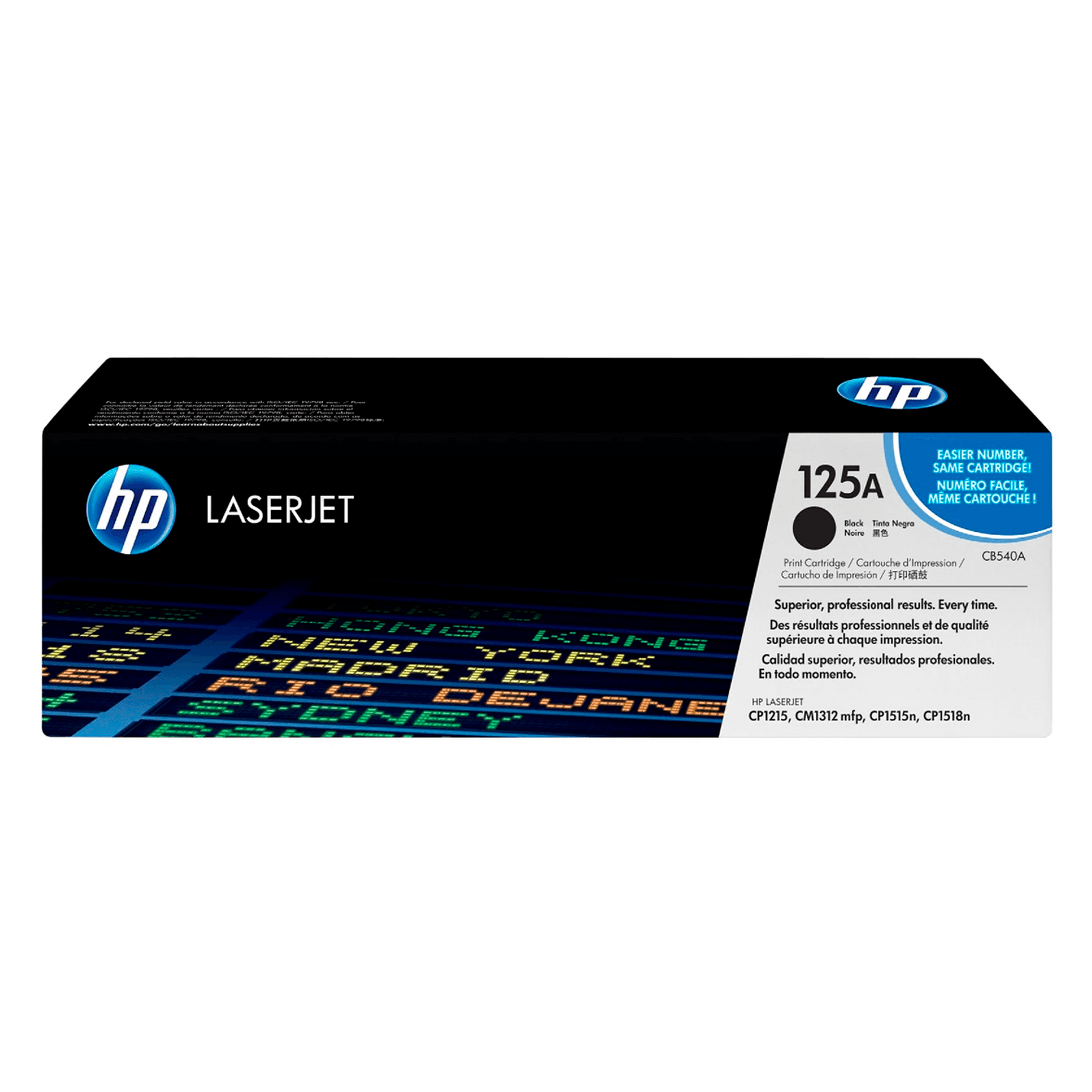 Картридж HP 125A - чёрный (CB540A)