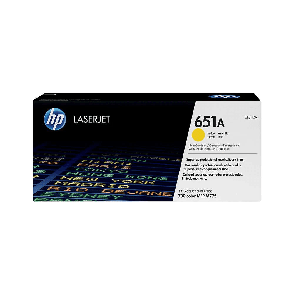 Картридж Color LaserJet HP 651A CE342A, Желтый, для принтеров MFP M775