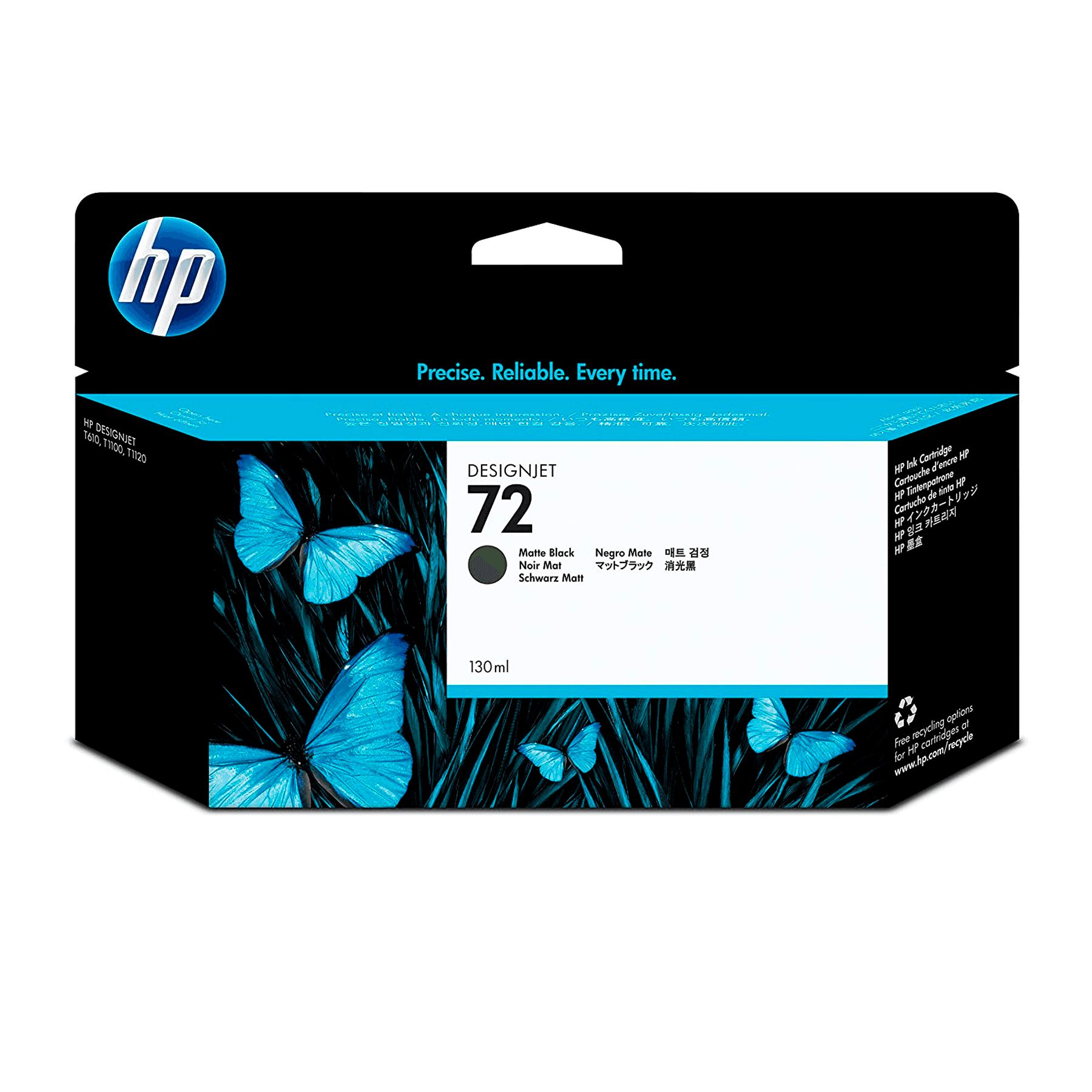 Картридж InkJet HP DJ 72 C9403A (матовый чёрный) 130мл для плоттеров