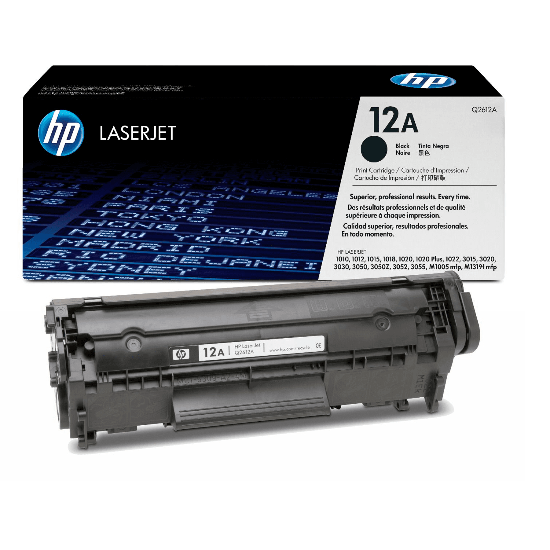 Оригинальный лазерный картридж LaserJet HP 12A Q2612A (чёрный)