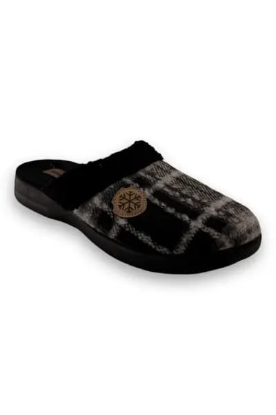 AKINALBELLA КОМНАТНЫЕ ТАПОЧКИ Мужс. 3740.M.0163 Чёрный