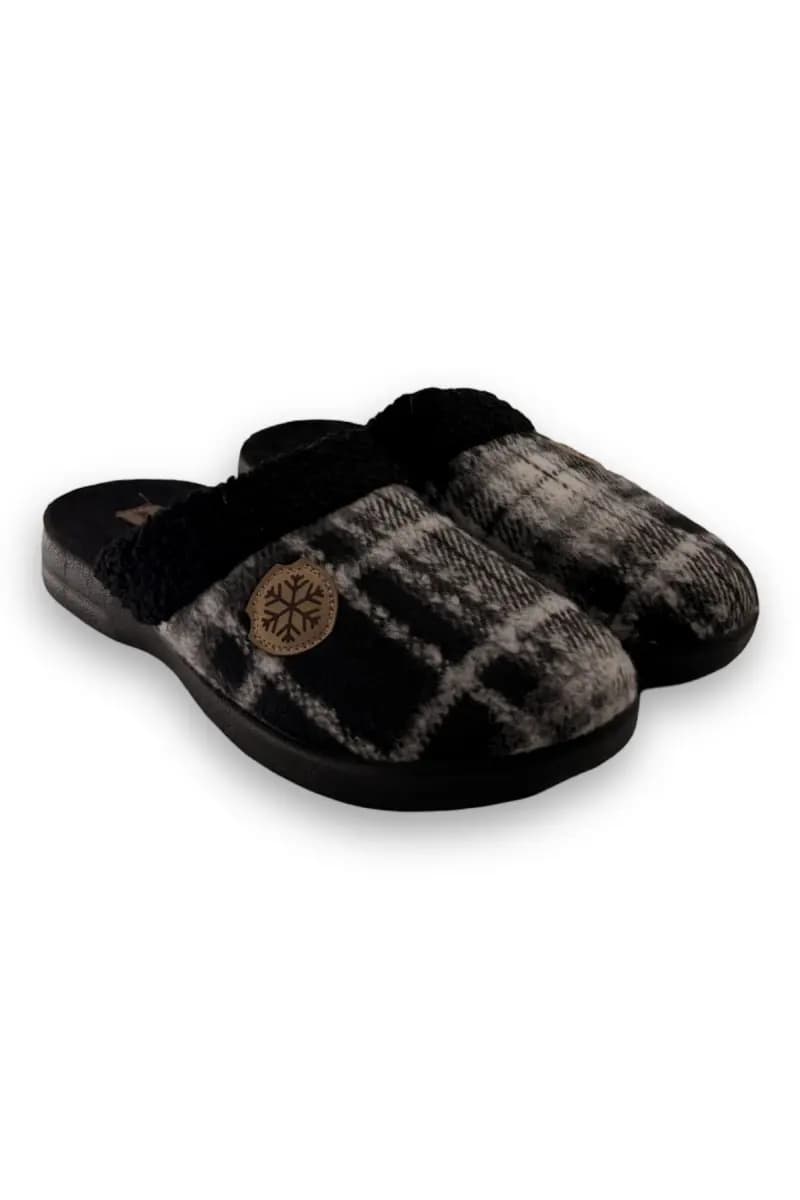 AKINALBELLA КОМНАТНЫЕ ТАПОЧКИ Мужс. 3740.M.0163 Чёрный