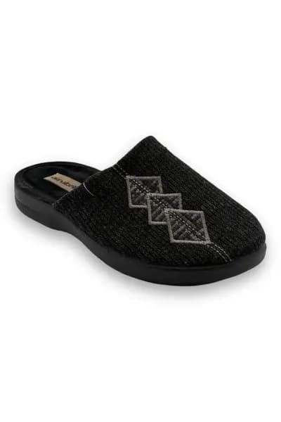 AKINALBELLA КОМНАТНЫЕ ТАПОЧКИ Мужс. 3740.M.0164 Чёрный