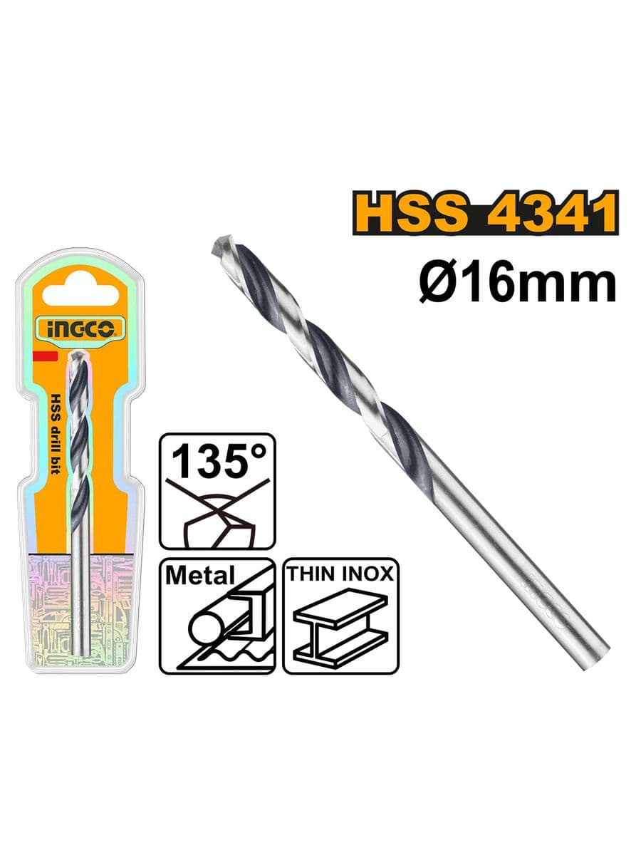 Сверло по металлу HSS 4341 4341 16.0мм