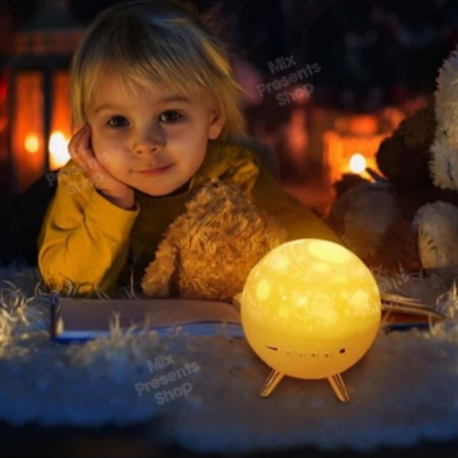 Светильник ночник-проектор Spherical "Звёздное небо" (с аккумулятором)