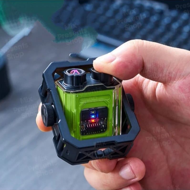 Зажигалка электронная "Mecha style" Gyro гироскопическая (крутящаяся)