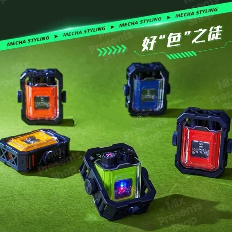 Зажигалка электронная "Mecha style" Gyro гироскопическая (крутящаяся)